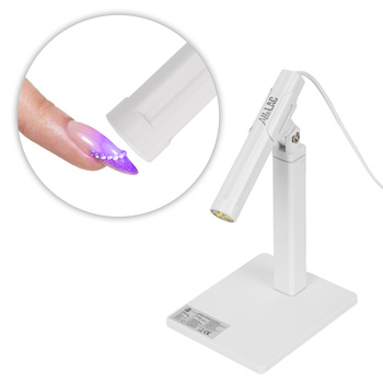 AlleLac 3W UV/LED nail lamp for hybrid nail polishes and gels CS-JZD002 white