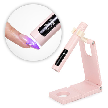 No Name 1.6W UV/LED nail lamp for hybrid nail polishes and gels 8809 pink