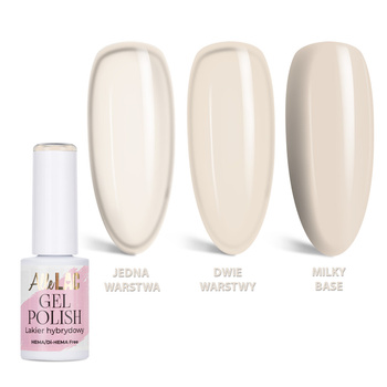 LED/UV Gel Polish Nudes N21 Vanilla Nude AlleLac HEMA/Di-HEMA Free 6g