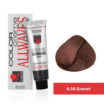 Allwaves Cream Color hair dye, navy blue 6.56, 100 ml