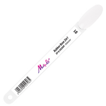 Rubber Base 2-in-1 Up&amp;Colour stick template; Alabaster No. 1