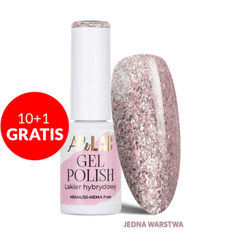 10+1 free LED/UV Gel Polish Pinks Fairy Glitter AlleLac HEMA/Di-HEMA Free 6g