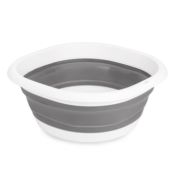 Foldable pedicure bowl, gray, 10 l