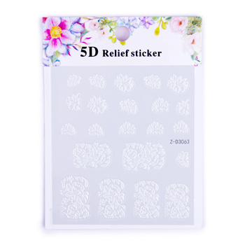 5D self-adhesive convex acrylic jewelry stickers, ornamental designs Z-3063