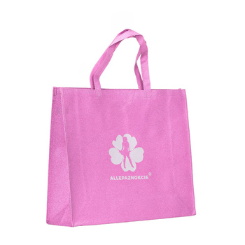 Pink shopping bag Allepaznokcie