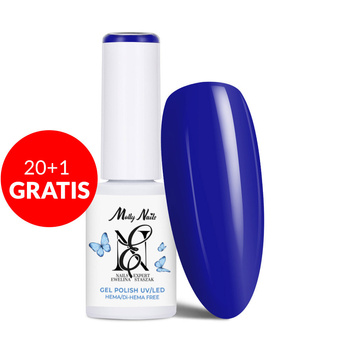20+1 free LED/UV Gel Polish Molly Nails by Ewelina Staszak Talisman T1 Lapis Lazuli HEMA/Di-HEMA Free 7g