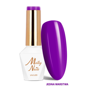 Vivid Vibes No. 287 Ultra Plum LED/UV Gel Polish by Molly Nails – HEMA/Di-HEMA Free – 8g
