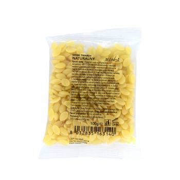 Low-temperature hard wax in drops for strip-free hair removal ItalWax Natural Film Wax 100 g