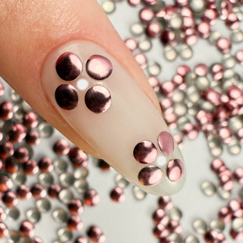 ShinePins smooth studs, glitter decorations for nails, large, NTN Premium No. 6, 5g