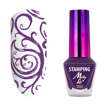 MollyLac purple stamping polish 10ml No. 7