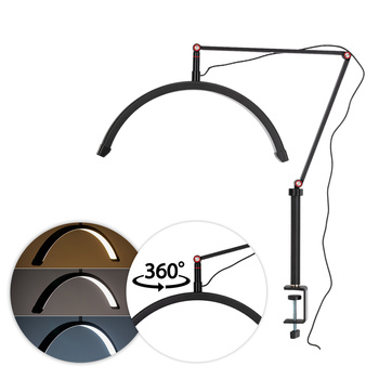20W LED arc floor lamp, shadowless, black DZ-M3X