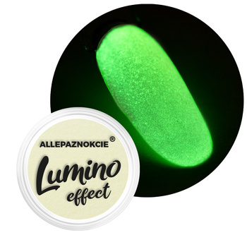 Lumino Effect Allepaznokcie No. 2 glow-in-the-dark nail powder