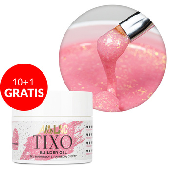 10+1 free AlleLac Tixo Builder Gel ShimmerSecco 45g