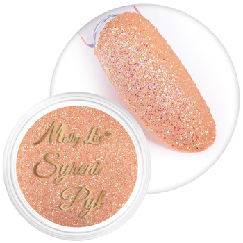 MollyLac Mermaid Dust nail powder, 2.5 g jar, No. 2