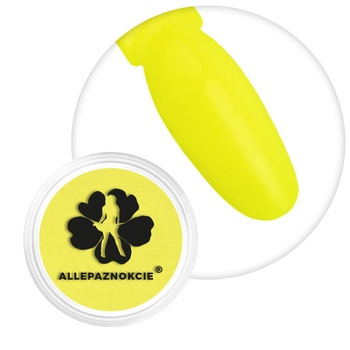 Smoke Nails nail powder, smoke effect, Allepaznokcie neon yellow No. 03