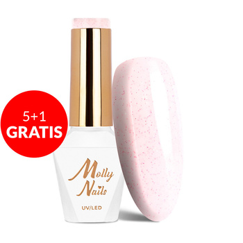 5+1 free LED/UV Gel Polish La Rose No. 423 Madame French Molly Nails HEMA/Di-HEMA Free 8g