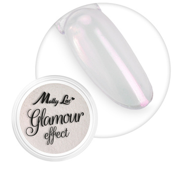 MollyLac Glamour Effect Fire nail powder 1 g No. 3