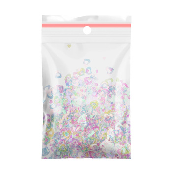 Holographic heart nail decoration No. 3, 2 g