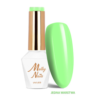 Vivid Vibes No. 281 Fresh Limeade LED/UV Gel Polish by Molly Nails – HEMA/Di-HEMA Free – 8g