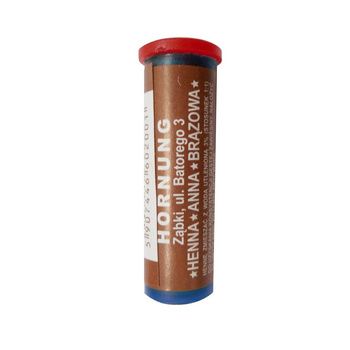 Henna powder for dyeing eyebrows and eyelashes Anna Hornung brown vial 2 g