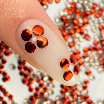 ShinePins smooth studs, glitter decorations for nails, large, NTN Premium No. 7, 5g