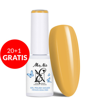 20+1 free LED/UV Gel Polish Molly Nails by Ewelina Staszak Talisman T7 Yellow Calcite HEMA/Di-HEMA Free 7g