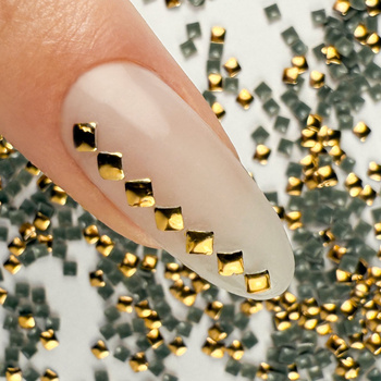 ShinePins smooth studs, glitter decorations for nails, square mini NTN Premium No. 9, 5g