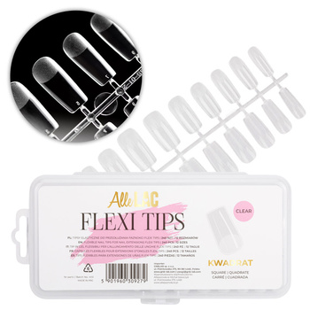 Flexi Tips AlleLac square 240 pcs for quick nail extension