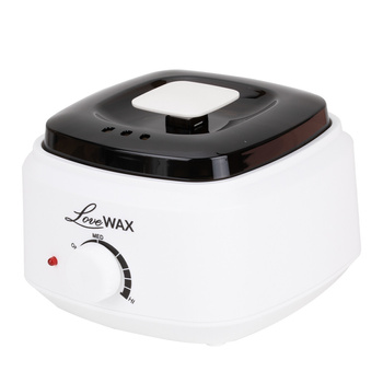 LoveWax AX200 black and white wax heater, 100W, 500 ml