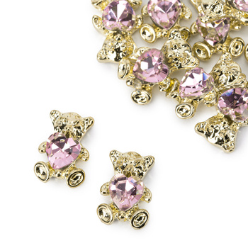 Molly Nails 3D teddy bear nail decorations No. 4, 10 pcs