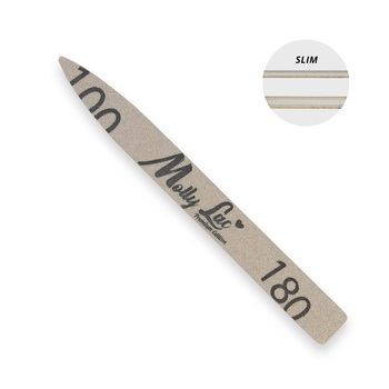 Nail file safety package pencil MollyLac Slim 100/180