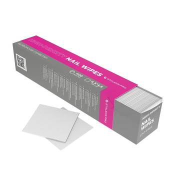 Staleks Smart dust-free cotton pads for nails, white, 400 pcs