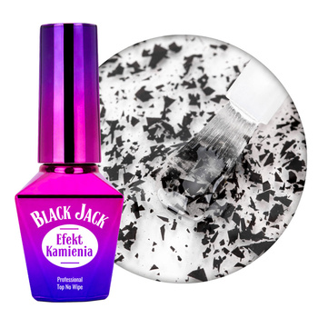 Jack Top Molly Nails No-Wipe with Black Particles, HEMA/Di-HEMA Free, 10g