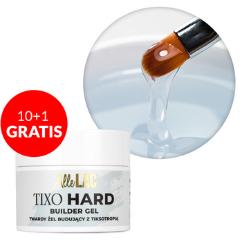 10+1 free AlleLac Tixo Hard Builder Gel Clear 45g