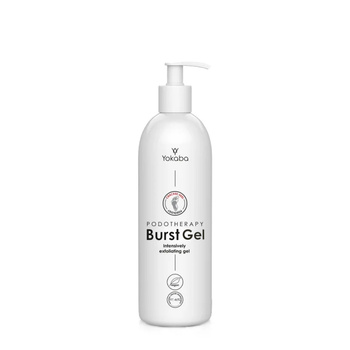 Keratolytic gel for softening and removing calluses: Yokaba Podotherapy Burst Intensively Exfoliating Gel, 250 ml