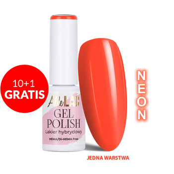 10+1 free LED/UV Gel Polish Oranges OR2 Light Neon AlleLac HEMA/Di-HEMA Free 6g