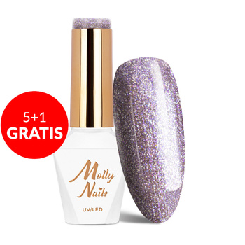 5+1 free Molly Nails Sensual Florence HEMA/Di-HEMA Free hybrid nail polish 8g No. 206