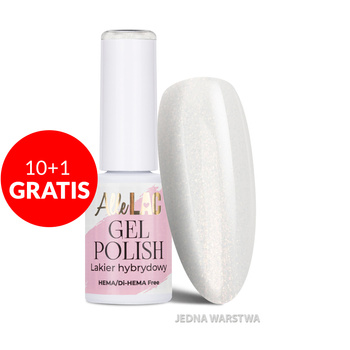 10+1 free LED/UV Gel Polish Whites Glitter Glow AlleLac HEMA/Di-HEMA Free 6g