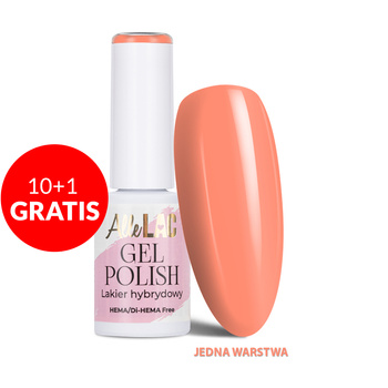 10+1 free LED/UV Gel Polish Oranges OR1 Pastel AlleLac HEMA/Di-HEMA Free 6g