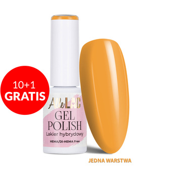 10+1 free LED/UV Gel Polish Oranges OR4 Mustard AlleLac HEMA/Di-HEMA Free 6g