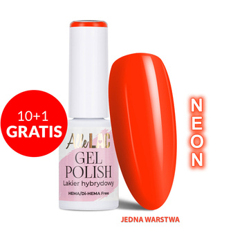 10+1 free LED/UV Gel Polish Oranges OR3 Neon AlleLac HEMA/Di-HEMA Free 6g