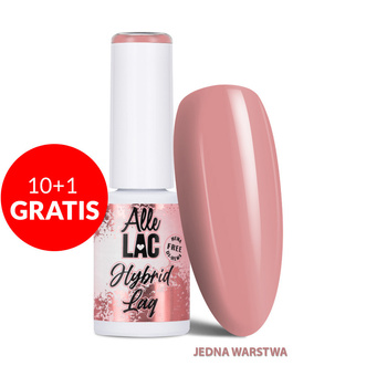 10+1 free LED/UV Gel Polish Nudes N9 Dry Rose AlleLac HEMA/Di-HEMA Free 6g