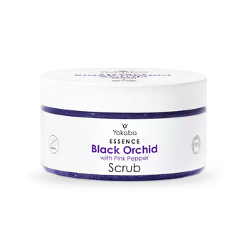 Yokaba Black Orchid with Pink Pepper Smoothing Hand and Body Scrub, 250g