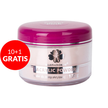 10+1 free Allepaznokcie Cover Pink Acrylic Nail Powder 120g No. 7