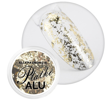 Metallic nail dust Alu Allepaznokcie flakes 0.2 g No. 12