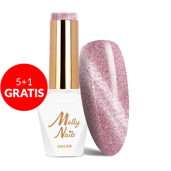 5+1 free Cat Eye Womanity Lipstick Molly Nails HEMA/Di-HEMA Free magnetic hybrid nail polish 8g No. 441