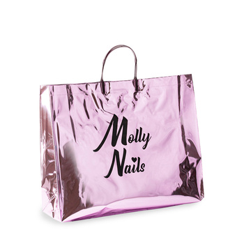 Molly Nails Glossy Pink Lunch Bag