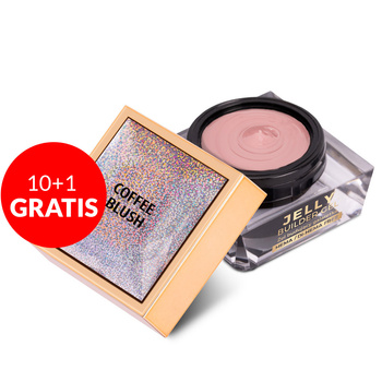 10+1 free Building thick hard gel Jelly Builder Gel by Molly Nails Coffee Blush HEMA/Di-HEMA Free 50g