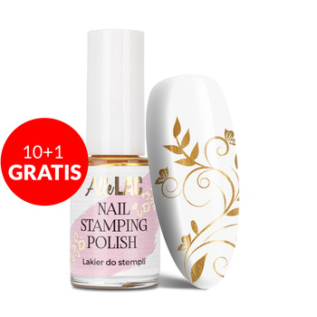 10+1 Free AlleLac Nail Stamping Polish (Gold) 7 ml