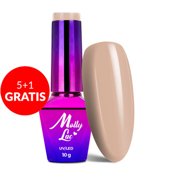 5+1 free MollyLac Yoga Utkatasana hybrid nail polish 10g No. 85